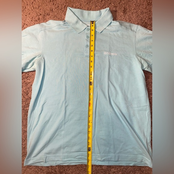 Columbia PFG Polo Omni Wick Mens Size Large Beach Coastal Outdoor Fishing Shirt - Picture 7 of 10